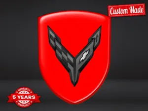 Corvette Permanentaufkleber Hochwertig Modern Anpassbar